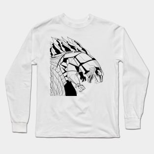 mechagodzilla ecopop in kaiju art wallpaper Long Sleeve T-Shirt